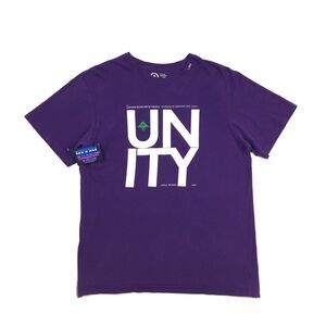 LRG Unity Spell Out Logo Purple Tee T Shirt Size Large L B7